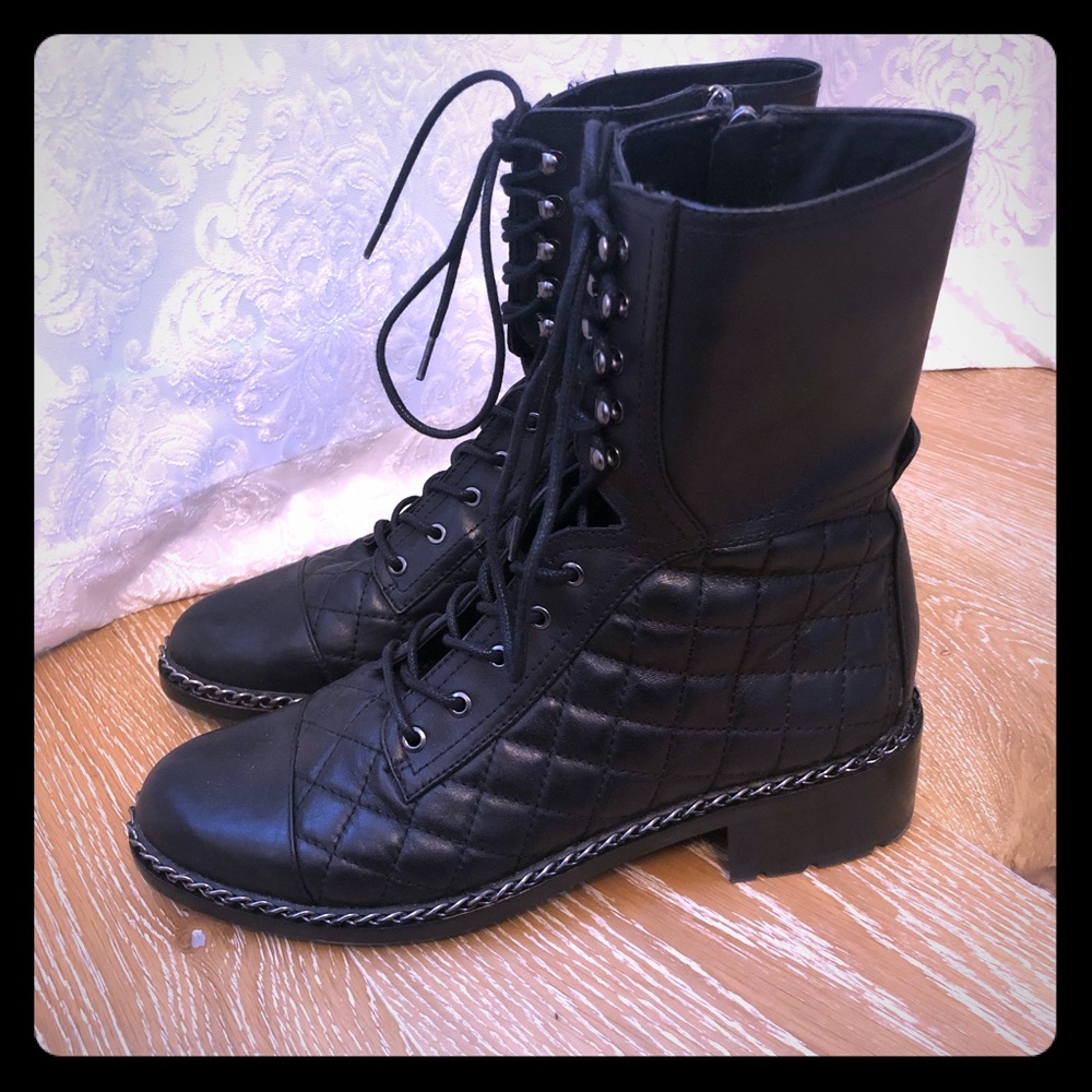 Vince Camuto Combat Boots